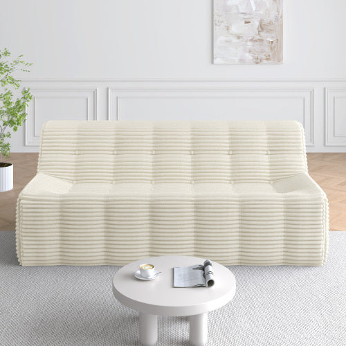 Abeto: Compressed Corduroy Sofa 3 Seat