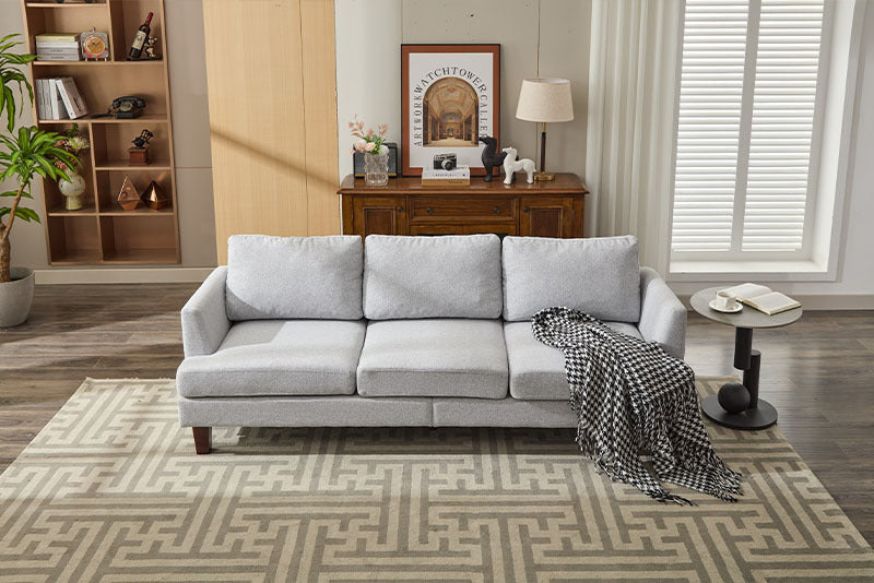 Fabric 3 Seater Couch With 2 USB