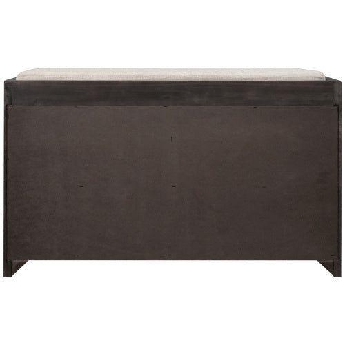 Storage Stool With Detachable Basket And 2 Drawers
