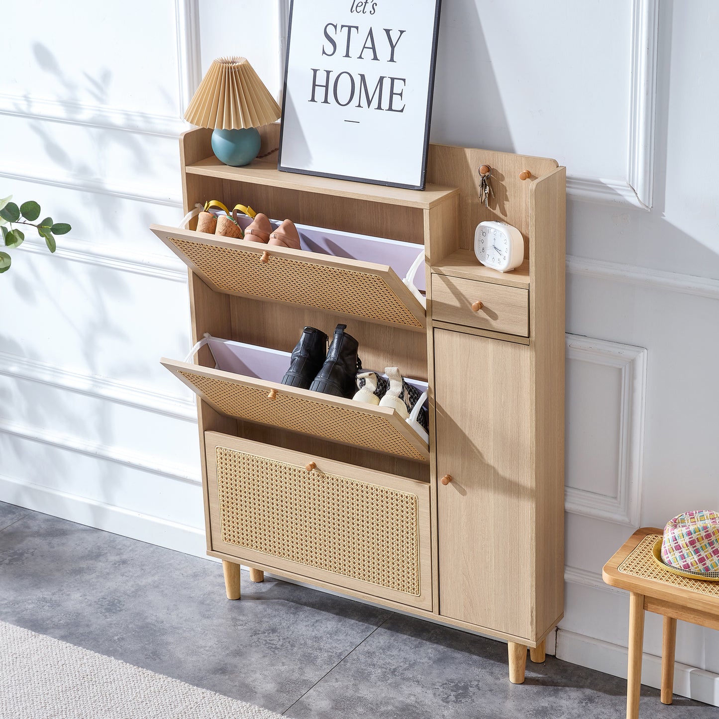 Nagoya: Modern minimalist shoes storage cabinet