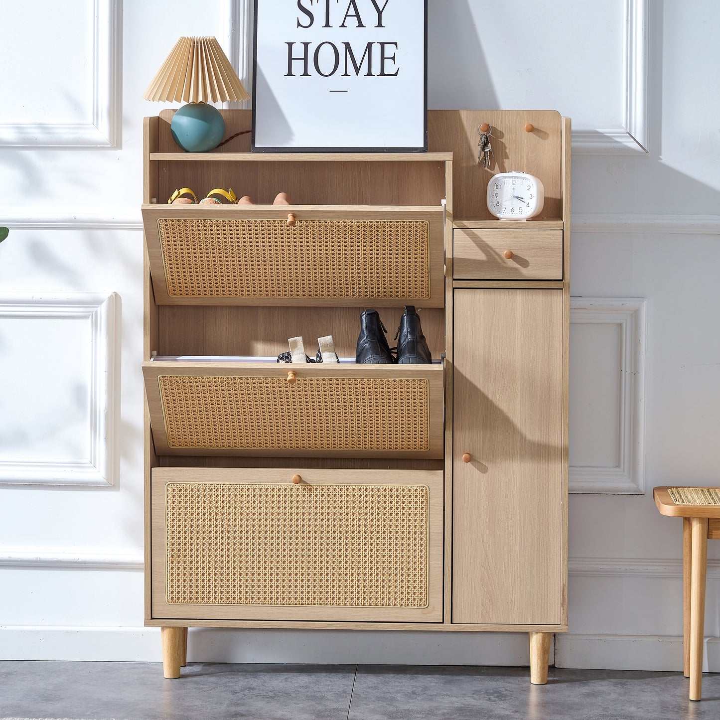 Nagoya: Modern minimalist shoes storage cabinet