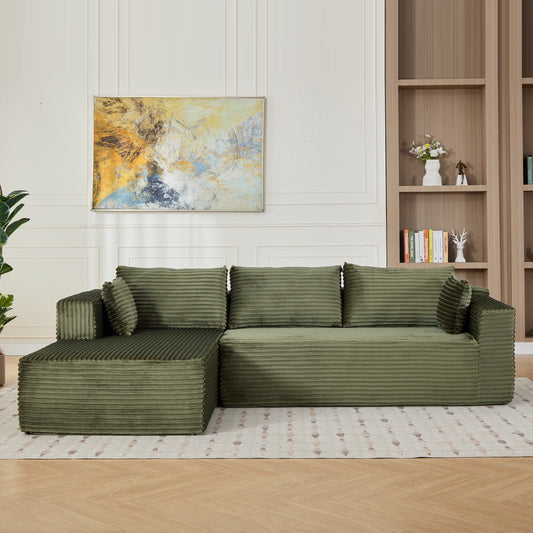 L-Shaped Compressed Sofa Bed