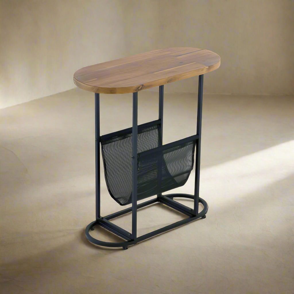 Acacia Oval Small Side Tables