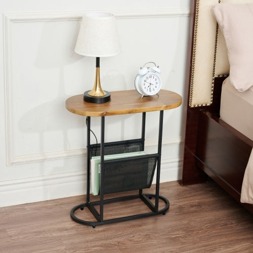 Acacia Oval Small Side Tables